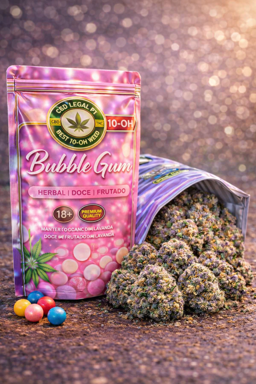 BubbleGum 10 - OH - CBD Portugal - CBDLegalPT
