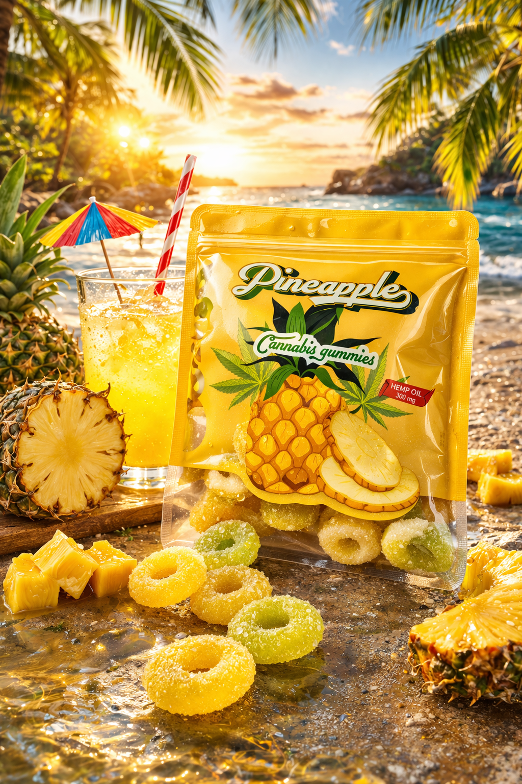 Pineapple - Gomas de CBD - CBD Portugal - CBDLegalPT
