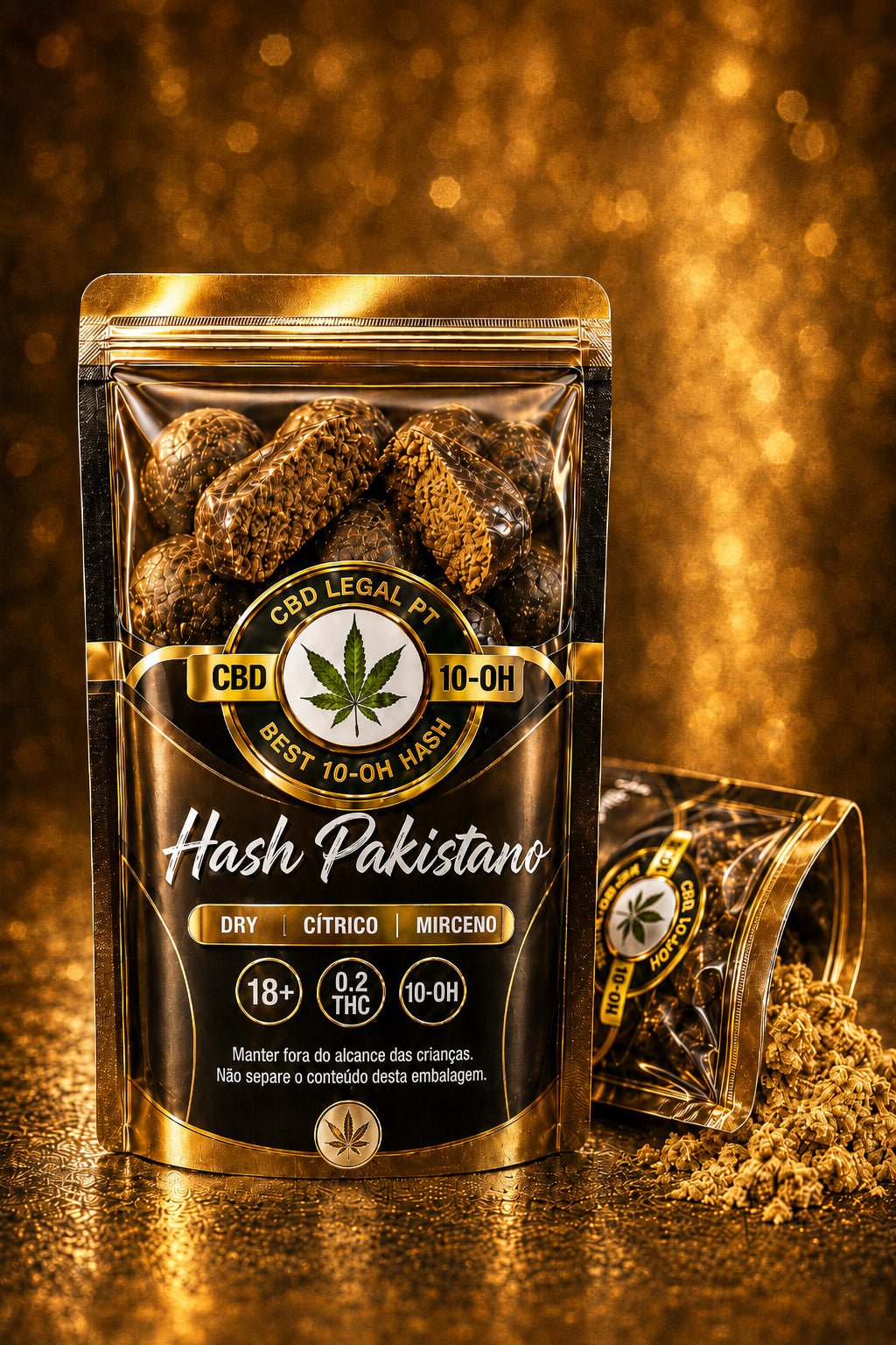 Hash Pakistano 10-0H - CBD Portugal - CBDLegalPT