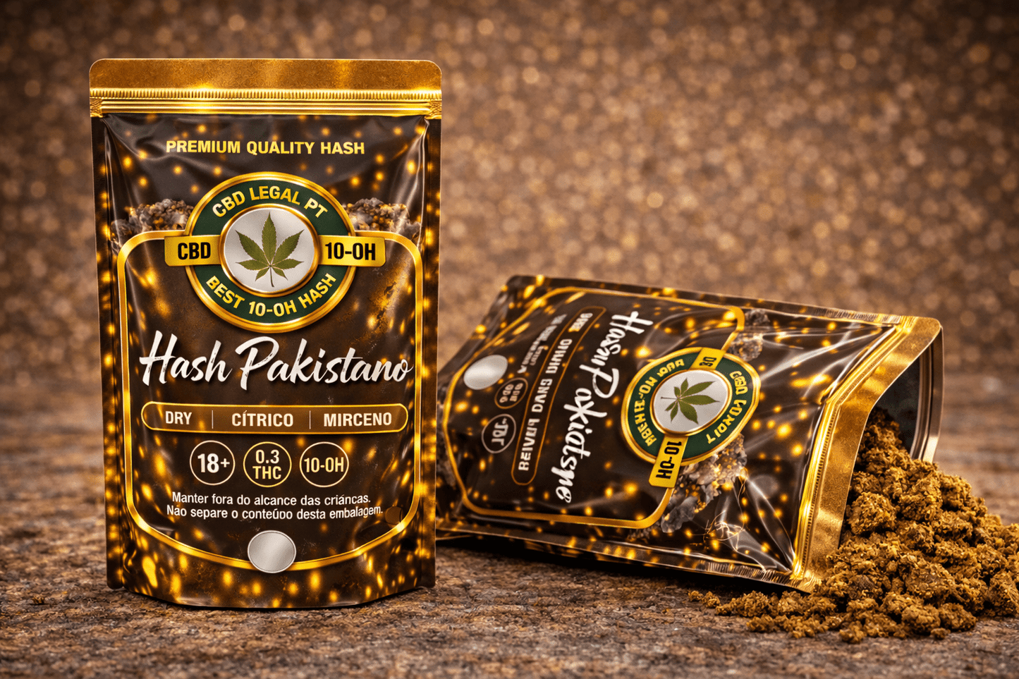 Hash Pakistano 10 - 0H - CBD Portugal - CBDLegalPT