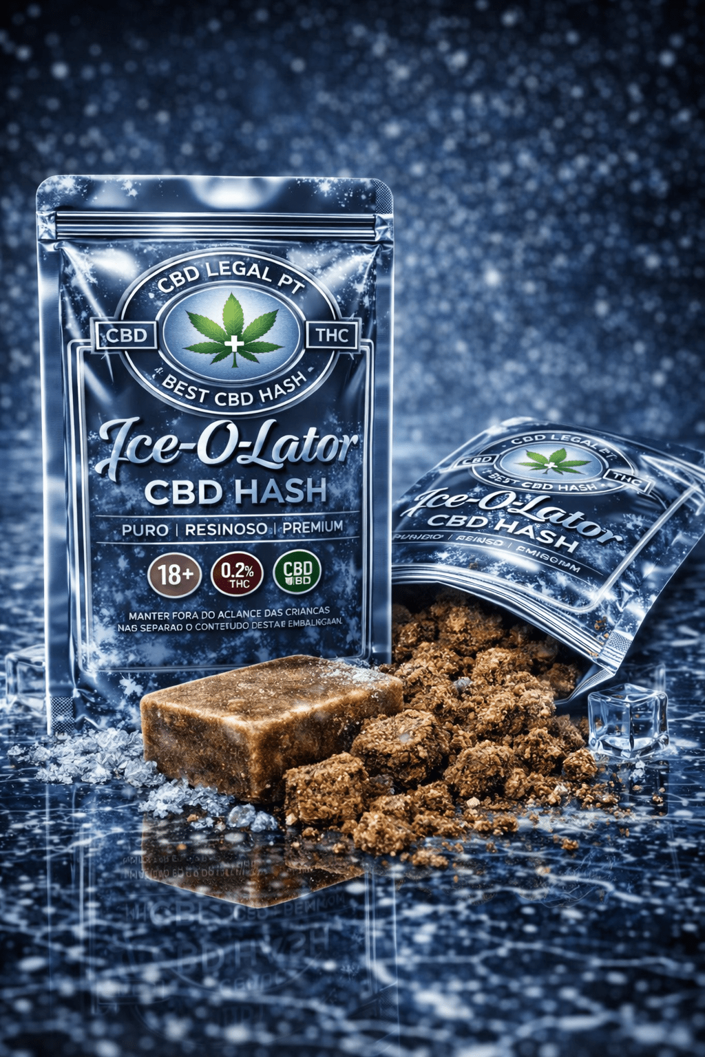 Ice - o - Lator Hash CBD - CBD Portugal - CBDLegalPT