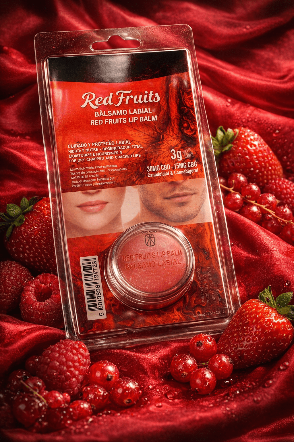 Lip Balm - Red Fruits - CBD Portugal - CBDLegalPT