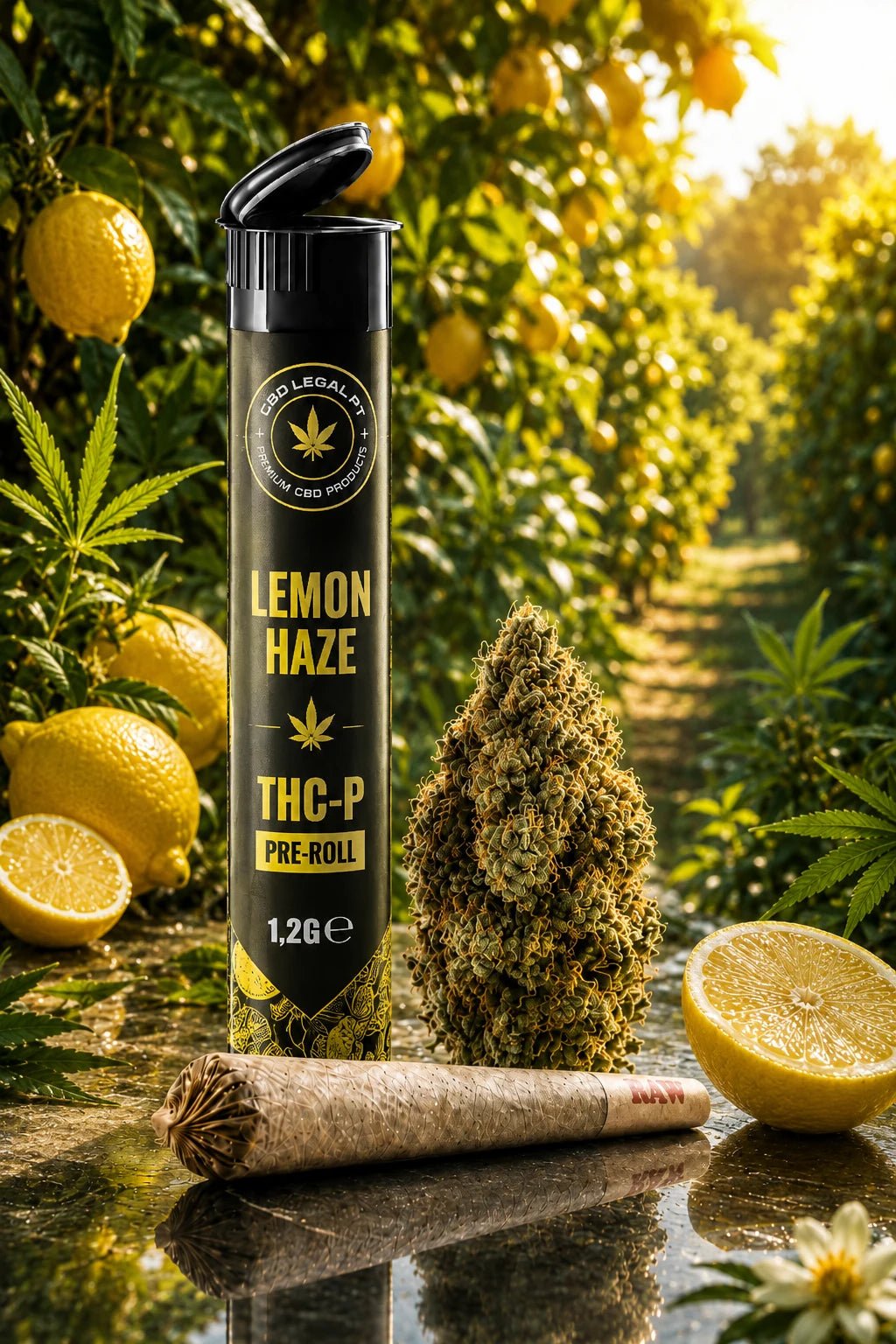 Pré-Roll THC-P - 1,20g (Lemon Haze) - CBD Portugal - CBDLegalPT