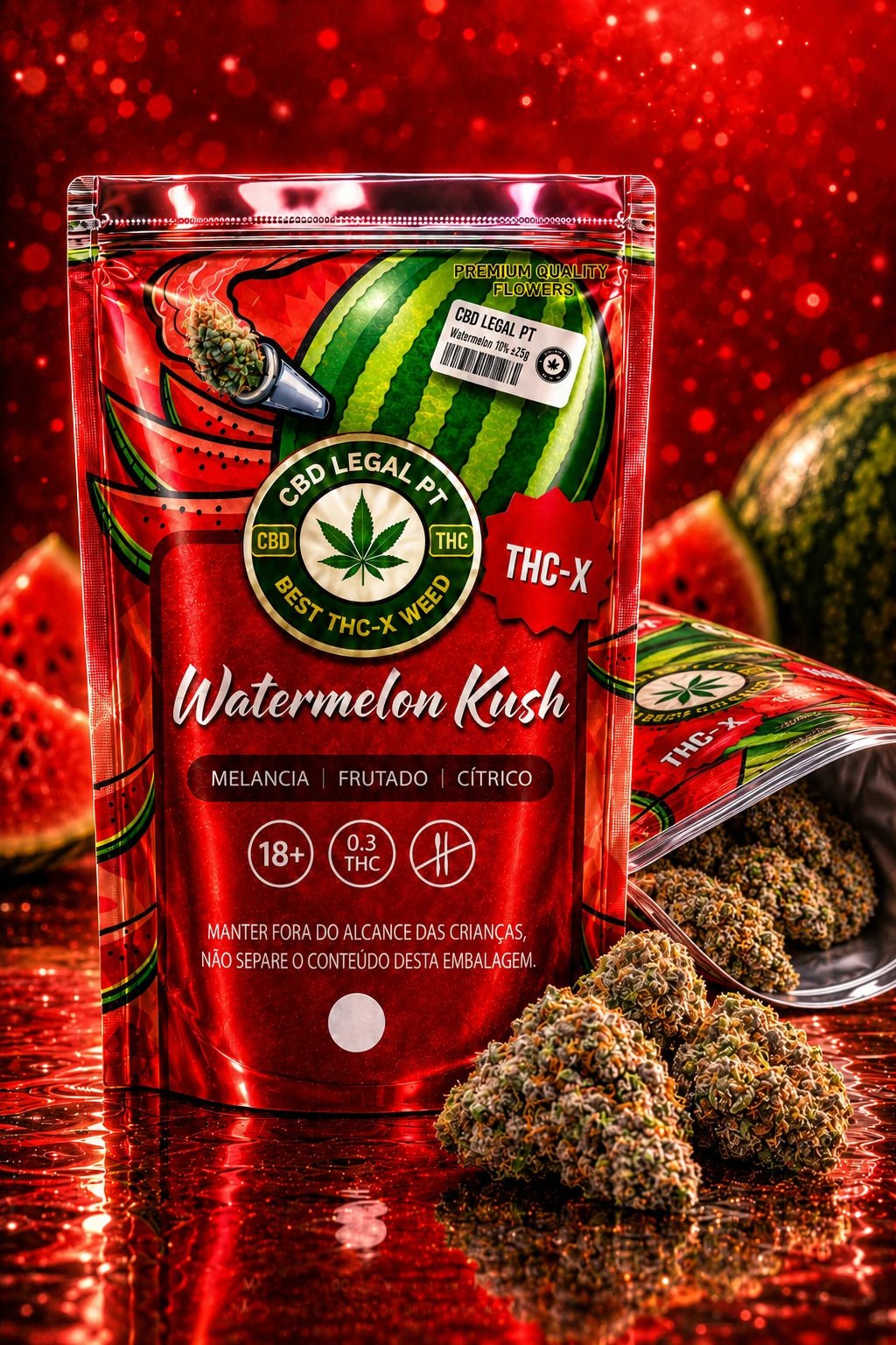 Watermelon Kush THC-X - CBD Portugal - CBDLegalPT
