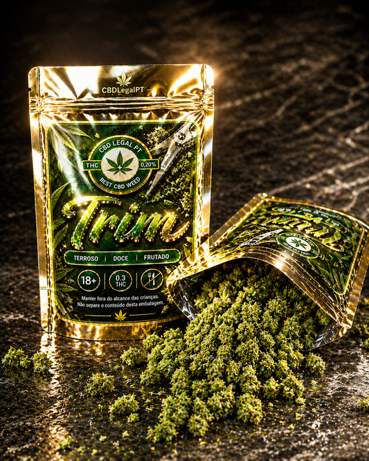 Trim de CBD — Embalagem — CBDLegalPT