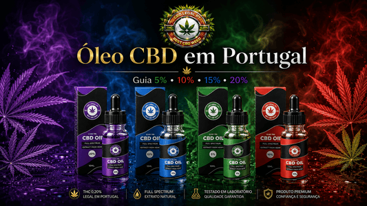 Óleo CBD em Portugal: Como Escolher entre 5%, 10%, 15% e 20% CBD - CBDLegalPT