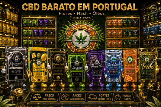 CBD Barato em Portugal em 2026: Como Pagar Menos por Flores, Hash e Óleos. - CBDLegalPT