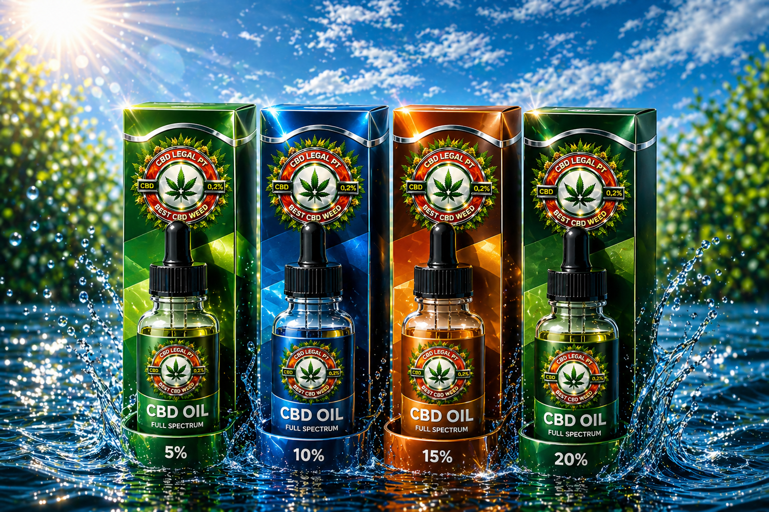 Óleos CBD