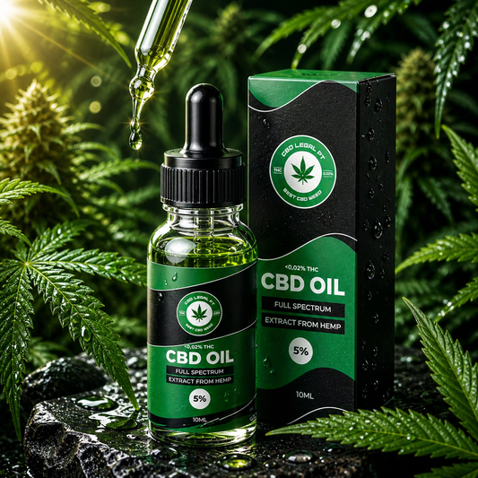 Óleo CBD 5% — Frasco 10ml — CBDLegalPT