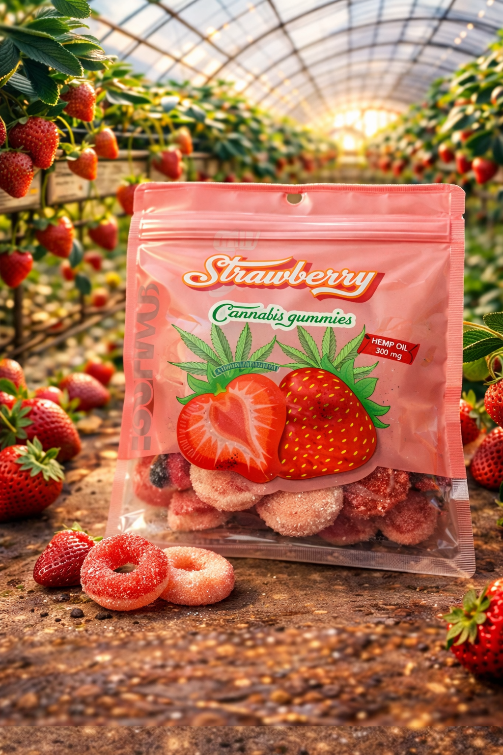 Strawberry - Gomas de CBD - CBD Portugal - CBDLegalPT