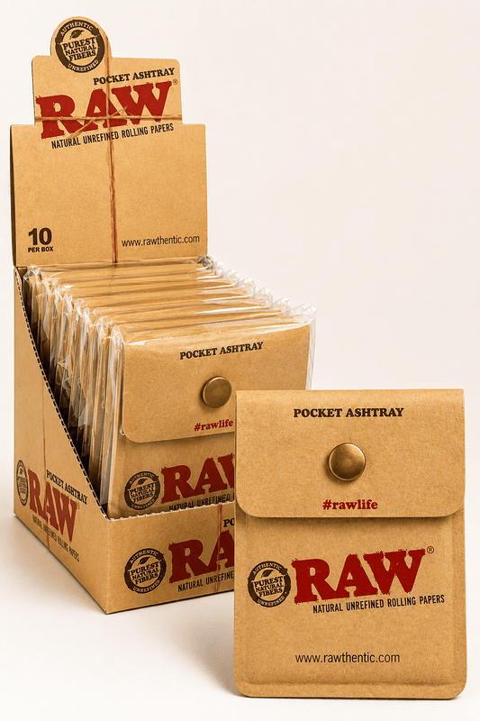 Cinzeiro Portátil RAW Pocket Ashtray - CBD Portugal - CBDLegalPT