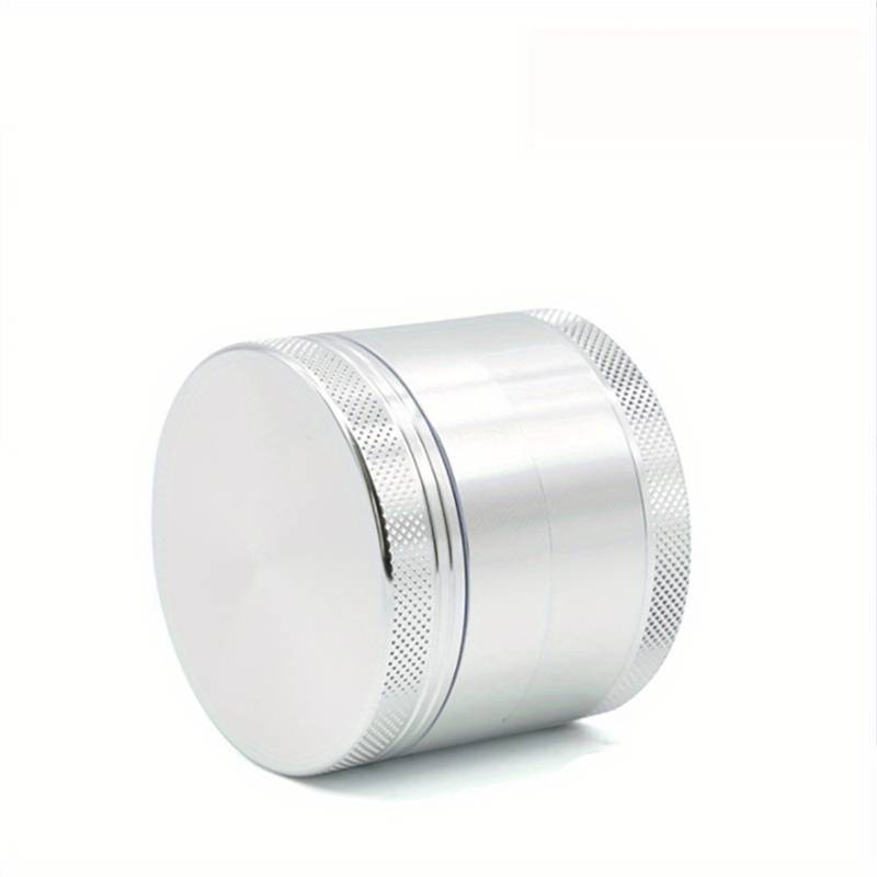 Grinder de Metal Prateado - CBD Portugal - CBDLegalPT