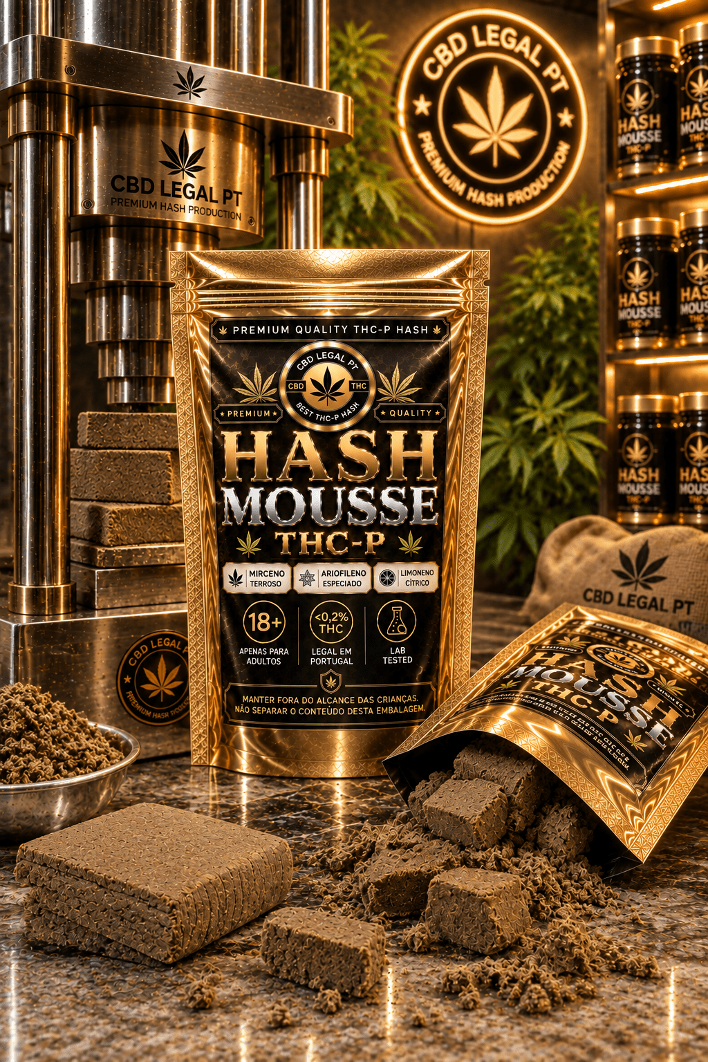 Hash Mousse THC-P - CBD Portugal - CBDLegalPT