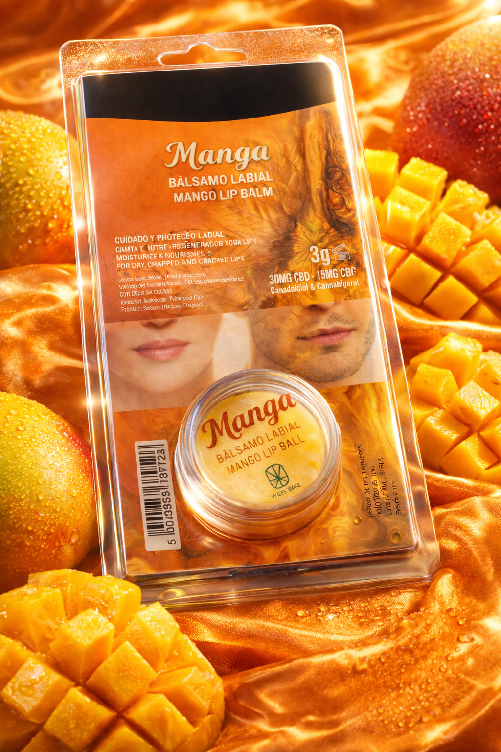 Lip Balm - Mango - CBD Portugal - CBDLegalPT