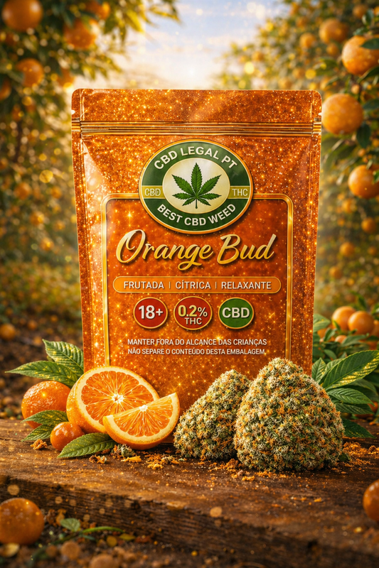 Orange Bud CBD — Flor premium — CBDLegalPT
