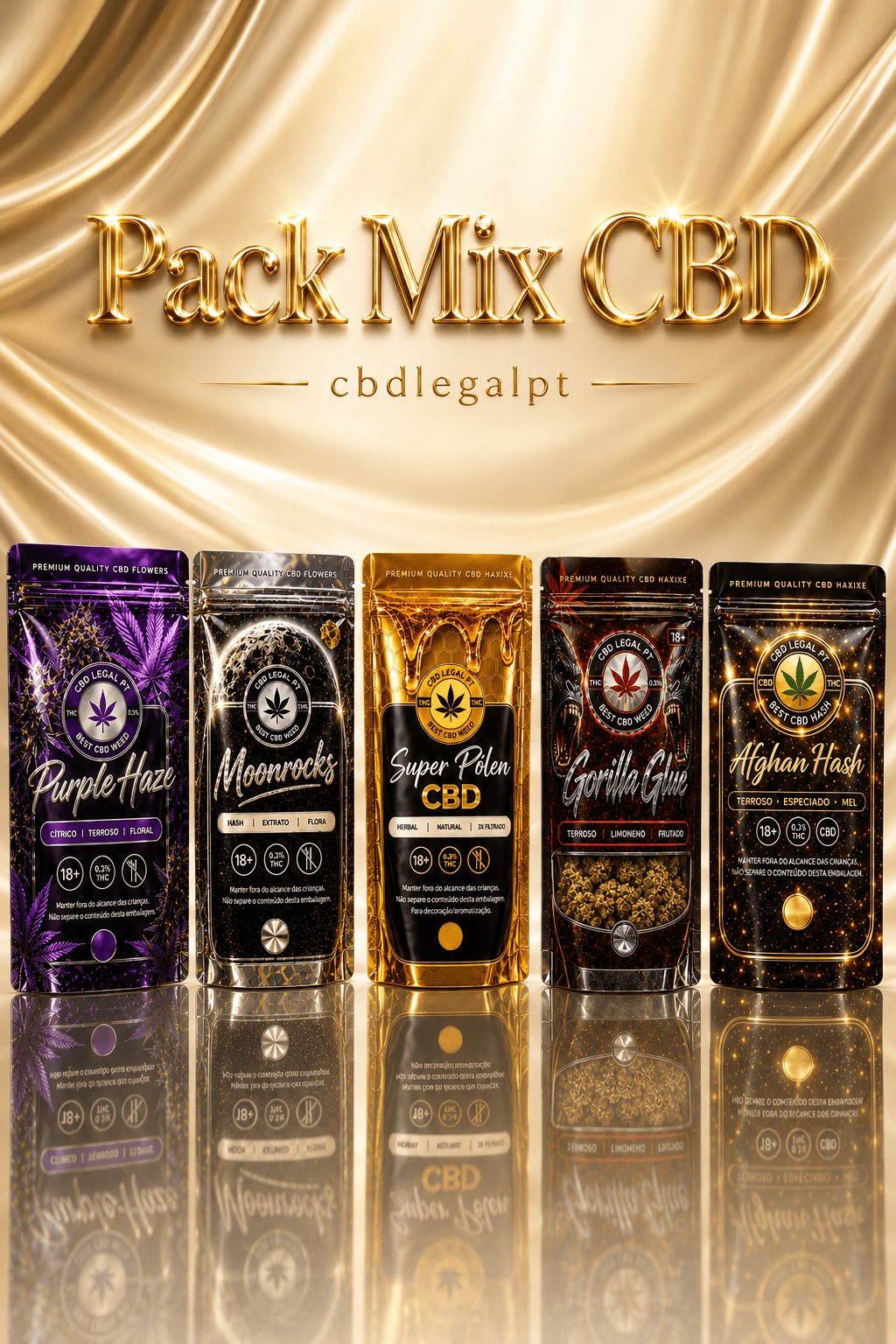 Pack CBD Mix - CBD Portugal - CBDLegalPT