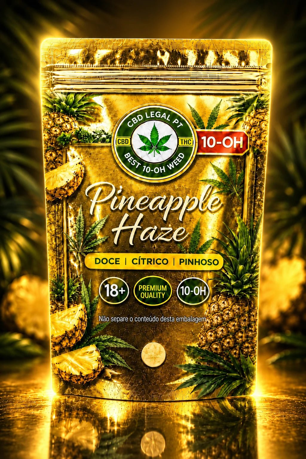 Pineapple Haze 10-0H - CBD Portugal - CBDLegalPT