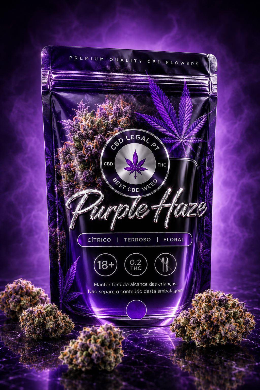 Purple Haze CBD - CBD Portugal - CBDLegalPT