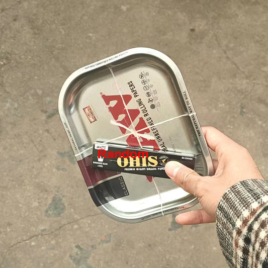 Tabuleiro Raw Prateado com Mortalhas