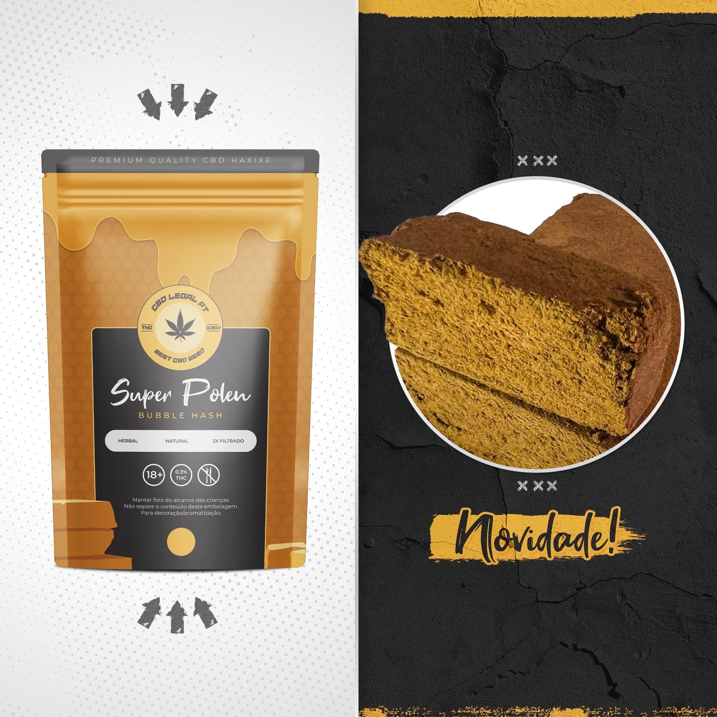 CBD Hash (Bubble Hash)