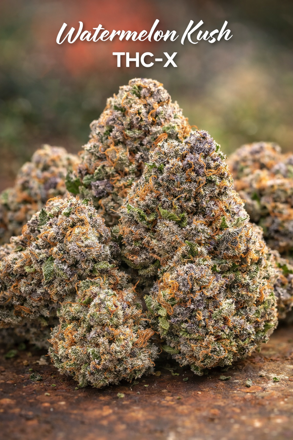 Watermelon Kush THC-X — Bud close-up — CBDLegalPT