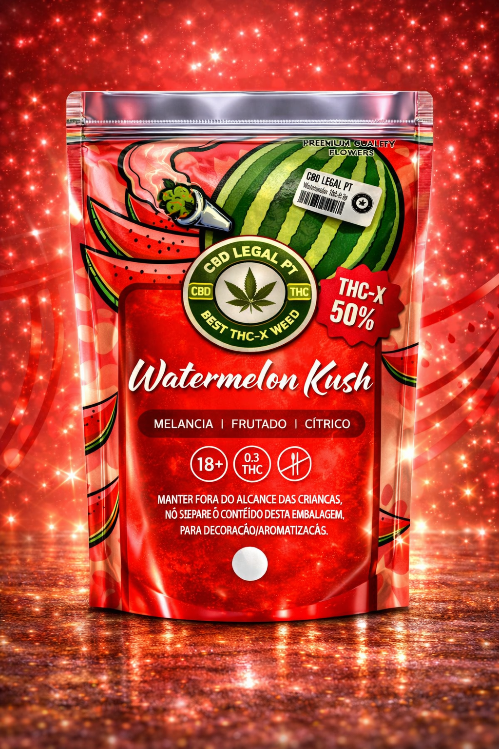 Watermelon Kush THC-X — Redes sociais — CBDLegalPT